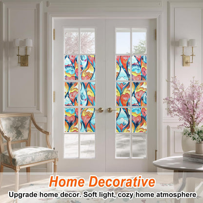 SOMWISE Frosted Glass Window Film, Heat Insulation, UV Block, Anti-Glare, One Way Privacy Tint, Static Cling for Home Bathroom Door, Renter Friendly, Day & Night Privacy