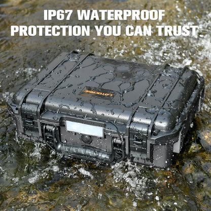 Case for NOCO Boost X GBX155 & GB150 – Waterproof Hard Box with Custom Foam | Shockproof Protective Travel Box Compatible with NOCO GBX155 GB150 Jump Starter - for Car Truck Owners | for Emergency,Travel