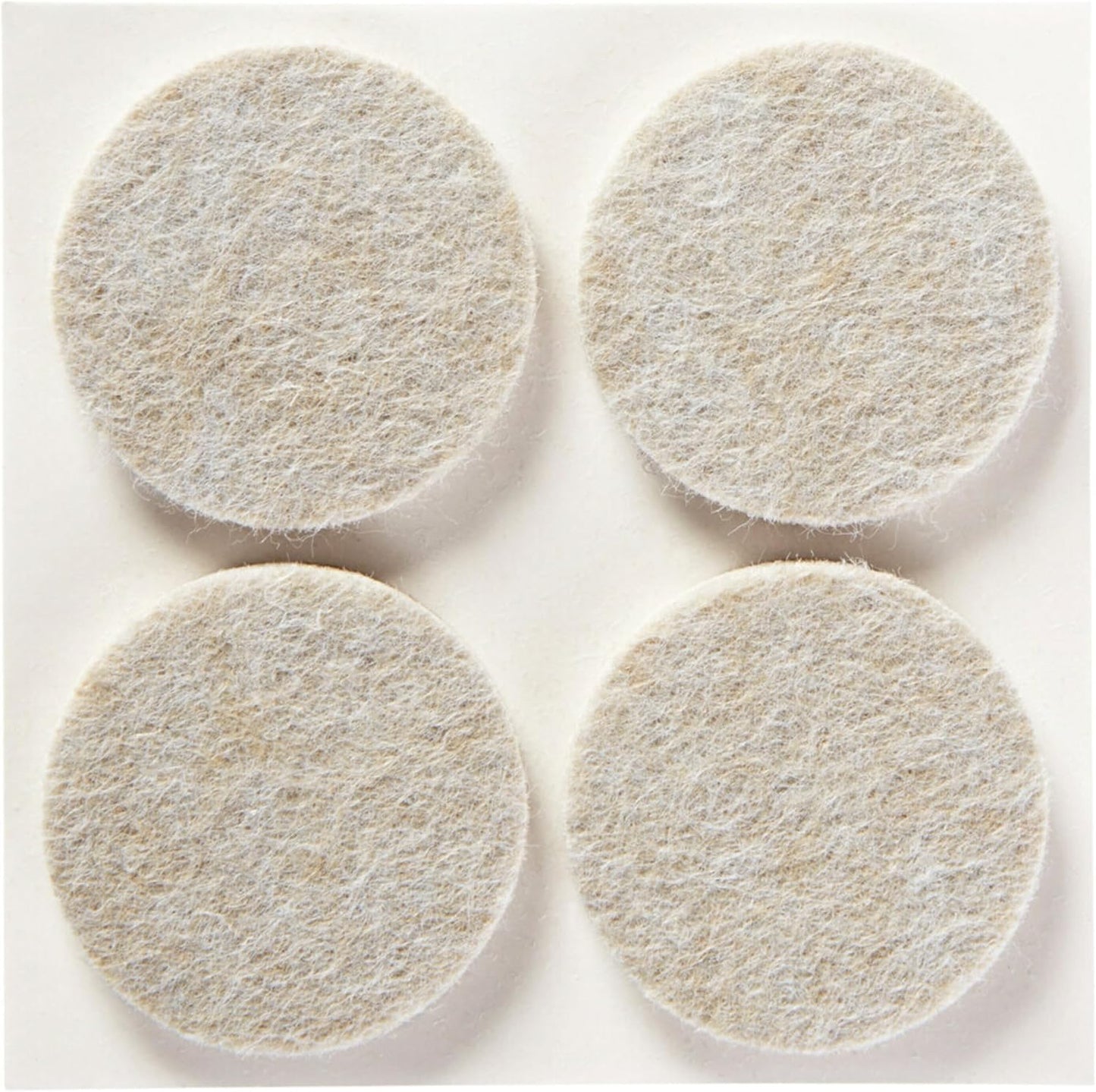 Scotch Felt Pads 12 PCS Beige, Felt Furniture Pads for Protecting Hardwood Floors, 1.5" inch Round, Easy-to-apply, Self-Stick design, Reliable protection from nicks, dents and scratches (SP803-NA)