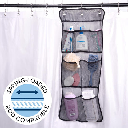 S&T INC. Shower Organizer, Shower Caddy & Bathroom Organizer, 2 Pack, White