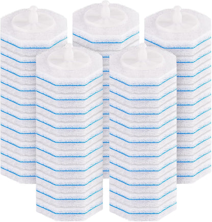 50 Count Toilet Cleaner Refills, Disposable Toilet Brush Refills Compatible with Clorox Wand for Bathroom Cleaning