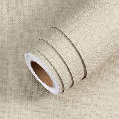 Livelynine Neutral Textured Wallpaper Peel and Stick Wall Paper for Bedroom Bathroom Living Room Removable Cream Textured Contact Paper for Cabinets Furniture Self Adhesive Vinyl Wrap 15.8x78.8