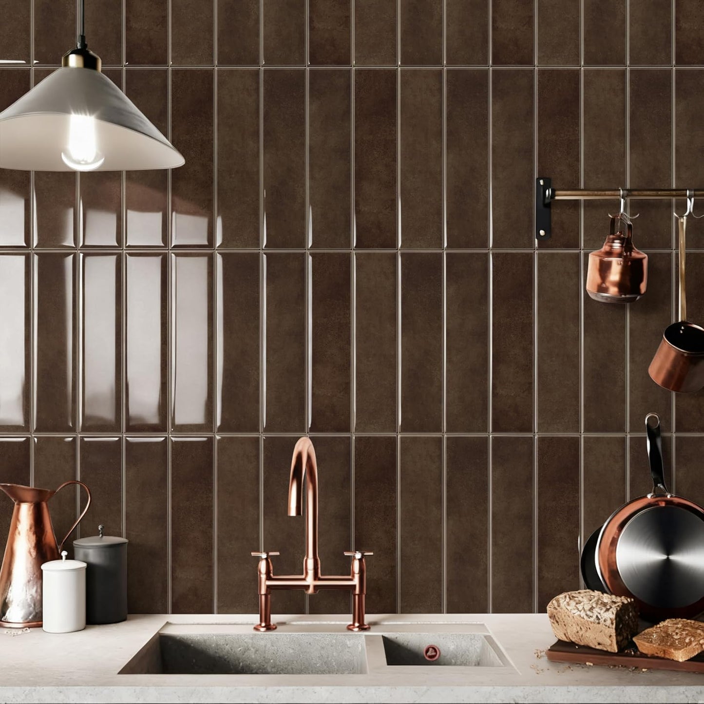 Alwayspon 10 Sheets 12x12inch Beige 3D Vinyl Backsplash Tiles, Self-Adhesive Peel and Stick Wall Tile Stickers Stick on Subway Tiles for Kitchen Bathroom Wall