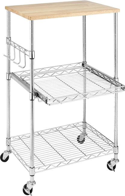 Whitmor 3 Tier Rolling Laundry Cart 8.50x26.0x31.0