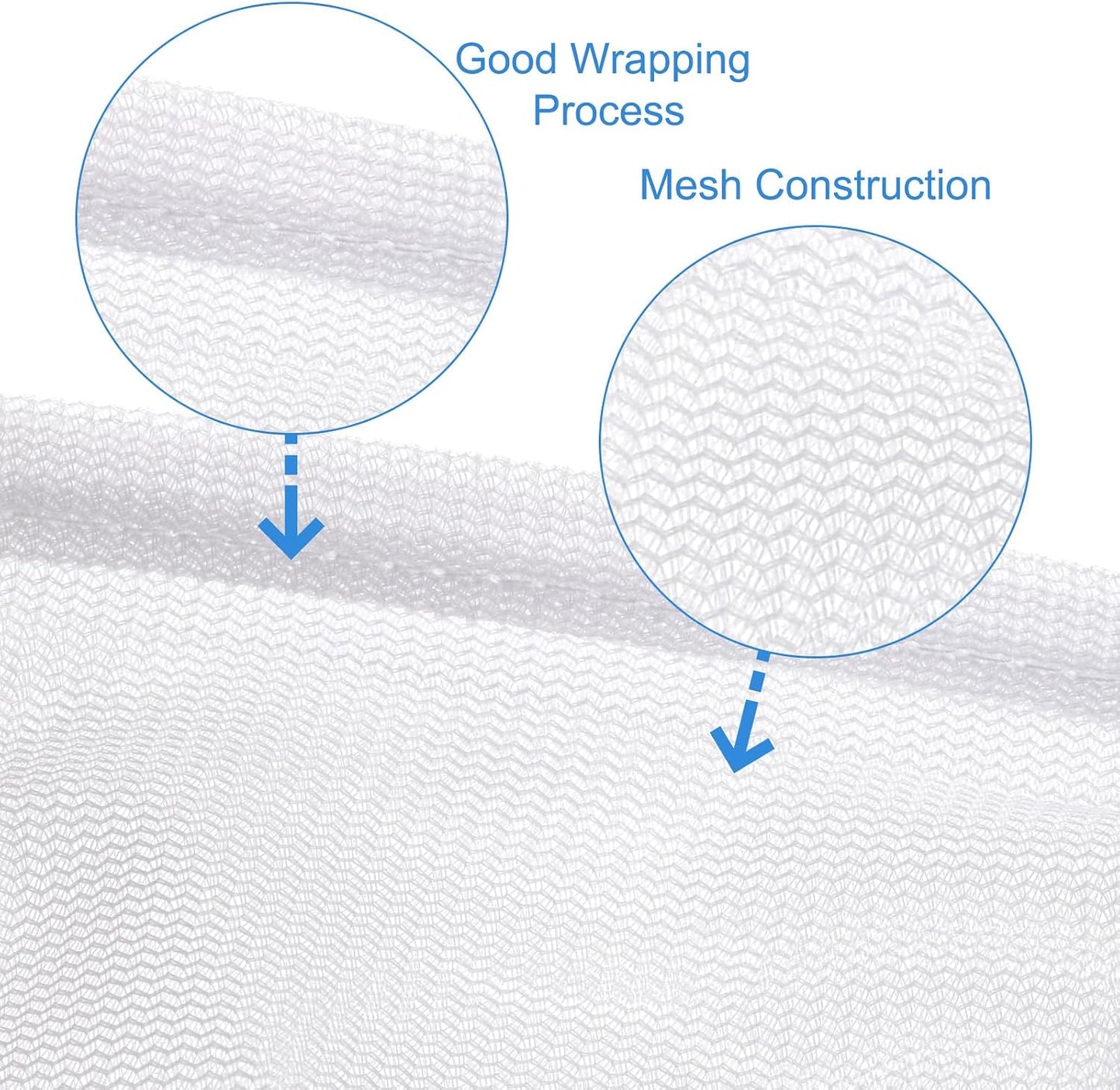 uxcell Mesh Laundry Bags, 5Pcs 9.1"x11.8" Mesh Wash Bag Fine Net Travel Storage Organize Bag with Zipper for Delicate Clothing Laundry Stocking, Pink