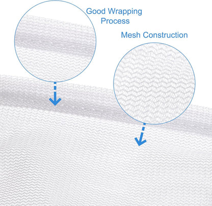 uxcell Mesh Laundry Bags, 5Pcs 9.1"x11.8" Mesh Wash Bag Fine Net Travel Storage Organize Bag with Zipper for Delicate Clothing Laundry Stocking, Pink