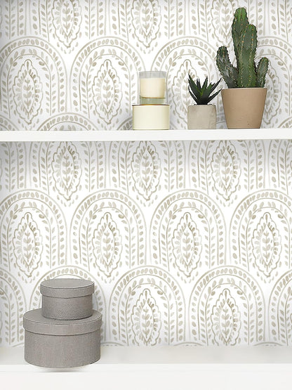 EeeComing Peel and Stick Wallpaper Boho Modern Wall Paper Peel and Stick Removable Contact Paper Self Adhesive Wallpapers for Bedroom and Bathroom Wallpaper Cabinet Shelf Liner Vinyl 118.1 "x17.3