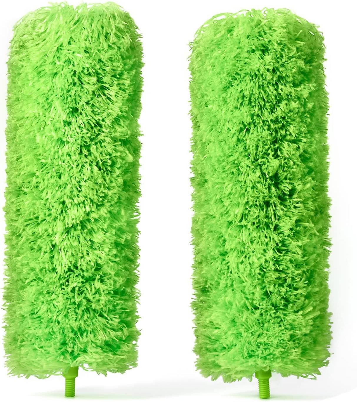 Gütewerk Extendable Microfiber Duster, 55 Inch - Feather Dusters for Cleaning Ceiling Fans, Blinds, Baseboards & High Ceilings - Washable, Electrostatic, 360° Bendable Head, Stainless Steel Pole