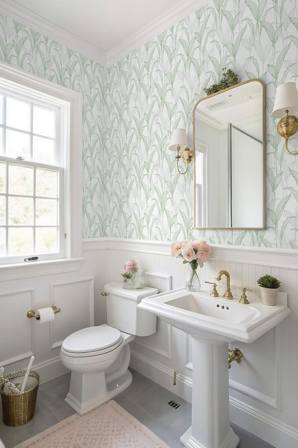 Heroad Boho Peel and Stick Wallpaper Beige Renter Friendly Wall Paper Peel and Stick Modern Contact Paper Neutral Geometric Wallpaper for Bedroom Bathroom Cabinets Decor Vinyl Waterproof 17.3"x78.7"