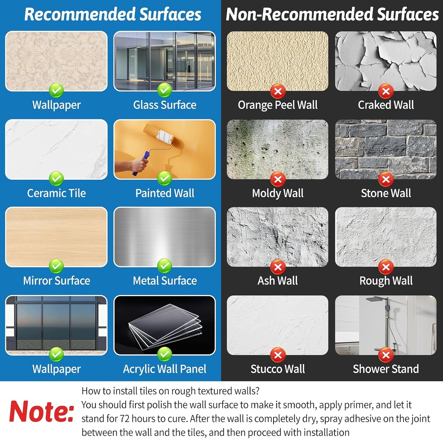 24 Sheet Peel and Stick Tile Backsplash Sticks for Kitchen 10"x 5" Back Splashes Self Adhesive Waterproof Tile Wall Paper for Bathroom Kitchen Backsplash, RV, Fireplace, Black/White Marble Look