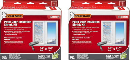 Frost King V76H Shrink Window Kit 84-Inch by 110-Inch, Clear