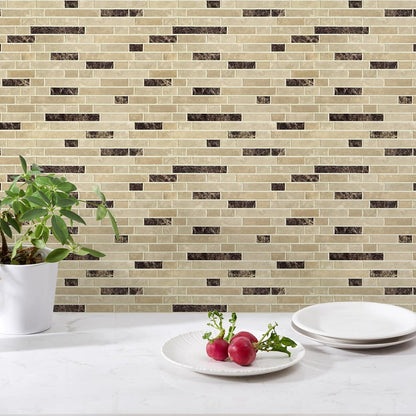 STICKGOO Peel and Stick Backsplash - 10 Sheets of 12”×12” - 3D Self Adhesive Peel and Stick Tile Backsplash for Kitchen & Bathroom