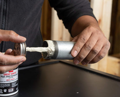Oatey 31231 Pipe Joint Compound with PTFE with Brush, 8 fl.Ounce