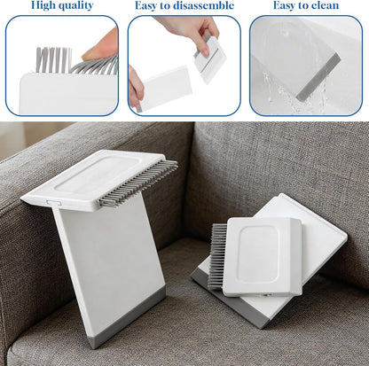 Kitchen Sink Squeegee and Countertop Brush, 3 in 1 Small Squeegee for Kitchen Sink, Countertop, Bathroom Mirror, Window Glass, Wet Dry Messes on Tiles, Stove