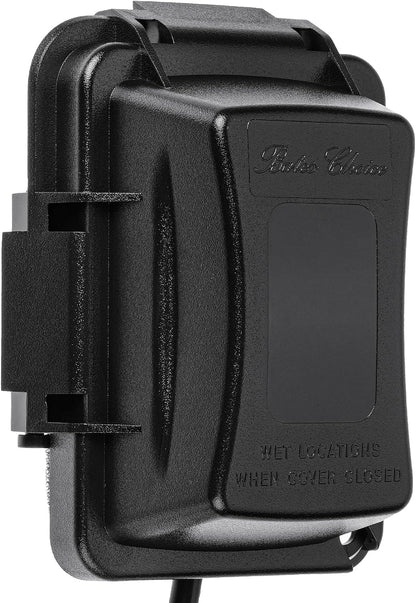 Bates- Weatherproof Electrical Outlet Cover, 1-Gang Outdoor Plug Cover | For Protection Against Rain Dust & Outdoor Use