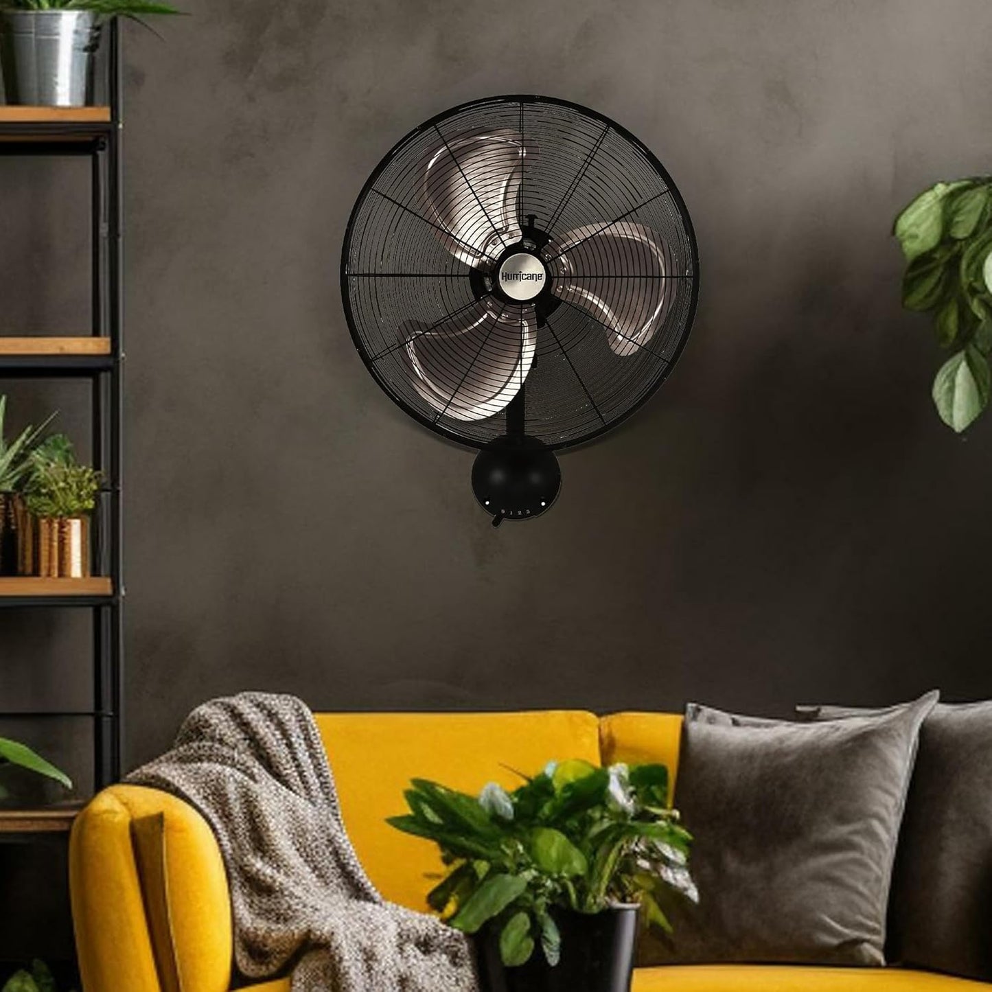 Hurricane Classic 6 Inch Clip Fan, 2 Speed Portable Desk Table Fan with Tilt, White