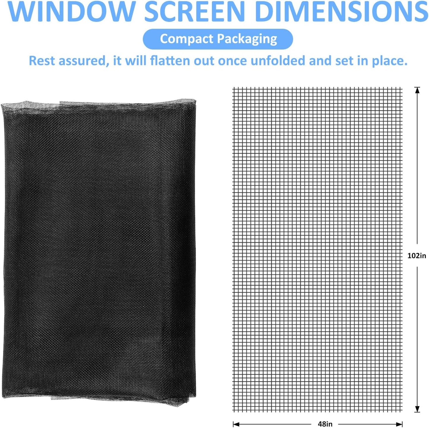 Magnetic Screen Door - Self Sealing, Heavy Duty, Hands Free Mesh Partition Keeps Bugs Out Let Breeze in- Pet and Kid Friendly - Keep Open Feature (Black, Fit Door Size 38 x 82 Inch)