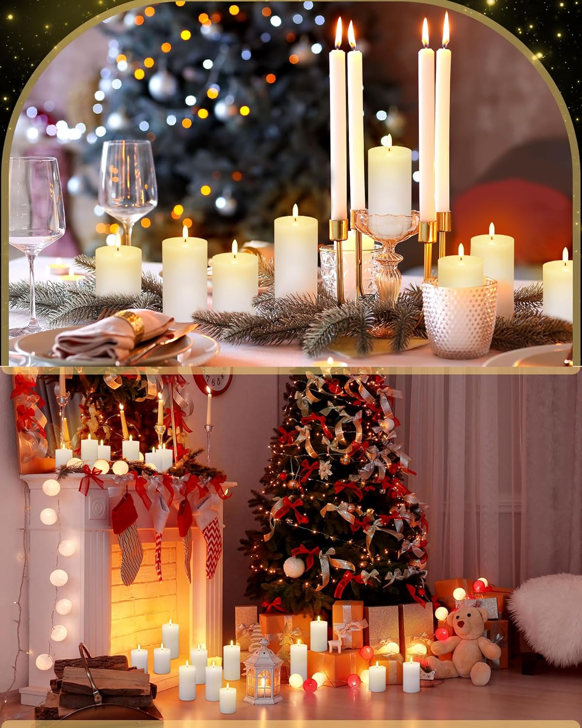 VIHOSE 9 Pack White Flameless Candles Set with Remote and Timer Flickering Flameless Battery Candles Flat Top LED Pillar for Wedding Outdoor Home Festival Decoration(D 3'' H 4'' 5'' 6'')