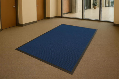 Guardian WaterGuard Indoor/Outdoor Wiper Scraper Floor Mat, Rubber/Nylon, 3'x4', Grey