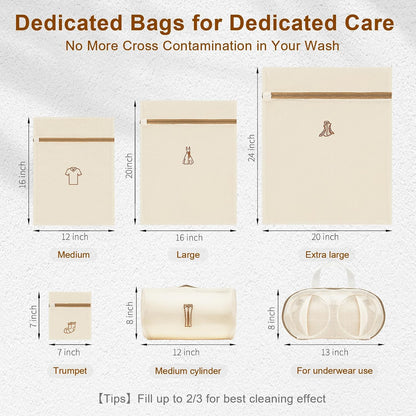 3Pcs Durable Mesh Laundry Bags, Premium Lingerie Bags for Washing Delicates, Underwear, Bra, Shoe, Sock, Laundry Bag Mesh Wash Bags Used in College Dorm, Laundry Room (12 * 16 Inches)