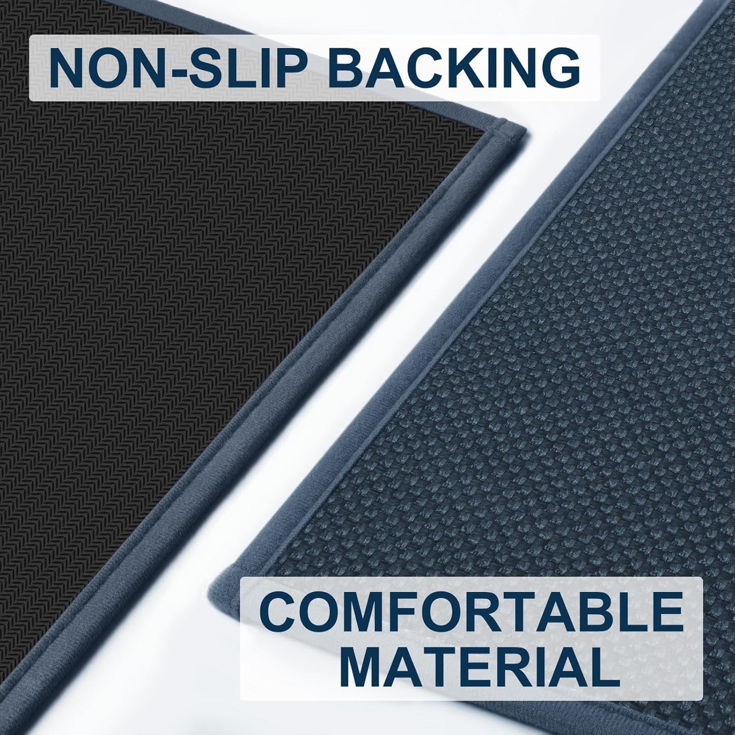 LEKEEPGO Door Mat 17"x29", Non Slip Door Mat Indoor Entrance, Rubber Backing Indoor Door mats Washable Absorbent Low-Profile Doormat Front Entryway Entry Resist Dirt Inside Door Mats, Khaki