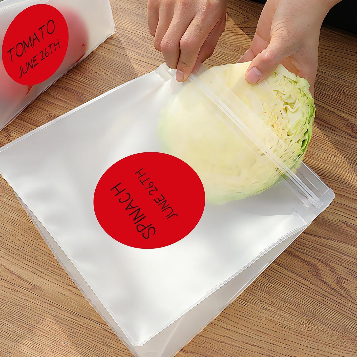 3 Inch White Color Code Dot Stickers,500 PCS Round Labels Stickers in Dispenser Box for Organization, Inventory,Classroom