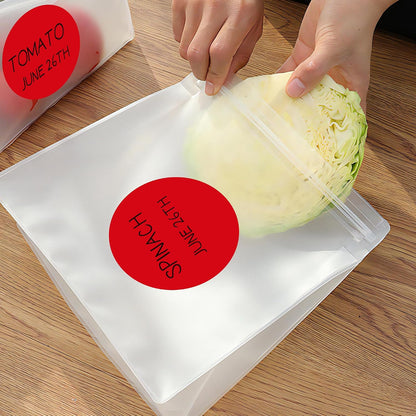 3 Inch White Color Code Dot Stickers,500 PCS Round Labels Stickers in Dispenser Box for Organization, Inventory,Classroom
