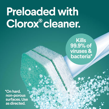 Clorox ToiletWand Toilet Cleaner Refills, Toilet brush, Rainforest Rush, 10 Ct