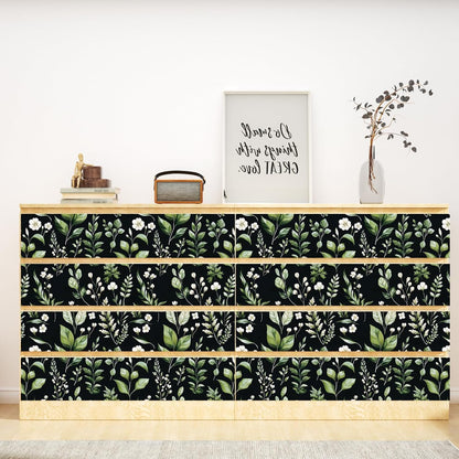 Danodoi Yellow Floral Wallpaper Peel and Stick Vinyl Wallpaper Stick and Peel Colorful Contact Paper for Cabinets Waterproof Self Adhesive Wall Paper for Kitchen Countertop Wall 17.5" x 118"