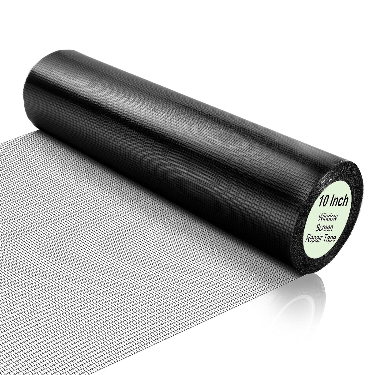 CroBlissful Extra Wide 5 inch x 20 ft Window Screen Tape Mesh Repair Strong Adhesive Waterproof Fiberglass Screen Repair Kit Patch for Window Door Tears Holes(Black)