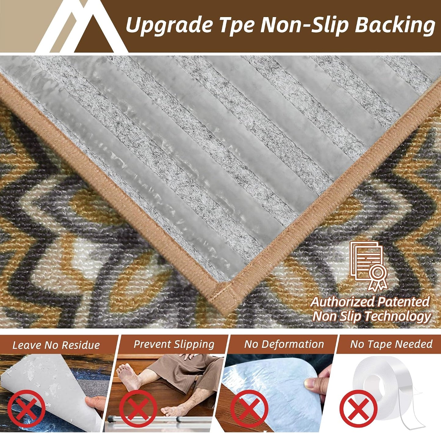 COSY HOMEER Stair Treads for Wooden Steps Non Slip Washable 8" X 30" 4pcs | Self Adhesive,Peel and Stick,Soft Carpet Stair Treads for Kids,Elder,Pet,Residue Free,Reusable Stair Runner,Multi-Surface Use