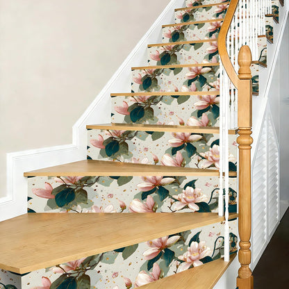 Peel and Stick Wallpaper, Soft Wildflower Botanical Contact Paper, PVC Vinyl Removable Wall Covering, Waterproof Easy-Clean, No Residue Renter Friendly, Neutral Decor, 39.4x17.3 in (Flowers2)