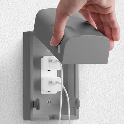 Bates Baby Safety Outlet Cover Box - Plug Covers for Electrical Outlets, Child Proof Outlet Cover, Socket Covers for Outlets