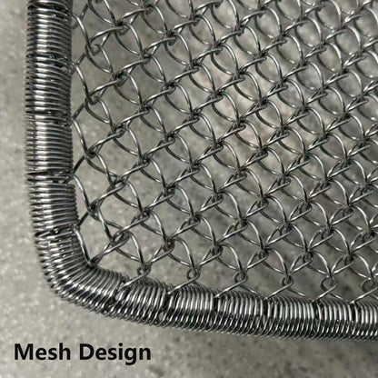 Heavy Duty Outdoor Floor Mat, 31.5" x 16.9" Metal Scraper Door Mats, All Weather Stainless Steel Mud Mat, Waterproof Entrance Doormat for Patio Garden Use