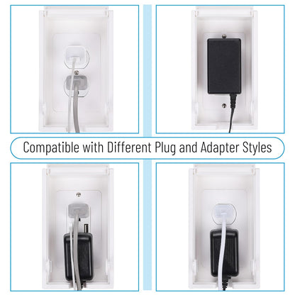 Bates Baby Safety Outlet Cover Box - Plug Covers for Electrical Outlets, Child Proof Outlet Cover, Socket Covers for Outlets