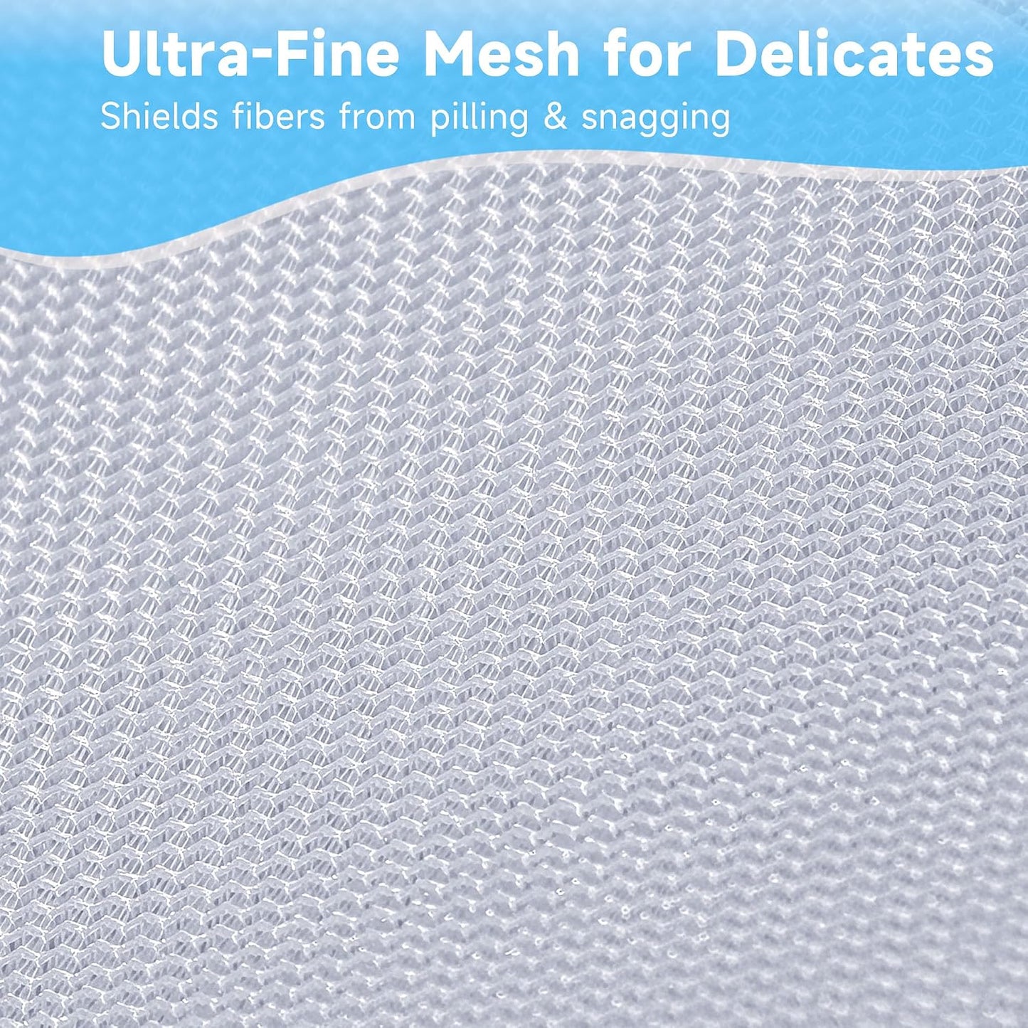 GOGOODA 2 Pack Delicates Laundry Bags, Fine Mesh Wash Bag with Hanging Loop | Large for Lingerie, Shirts, Sweaters, Underwear, Bra, Silk, Socks