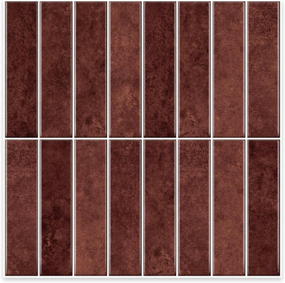 Alwayspon 10 Sheets 12x12inch Beige 3D Vinyl Backsplash Tiles, Self-Adhesive Peel and Stick Wall Tile Stickers Stick on Subway Tiles for Kitchen Bathroom Wall