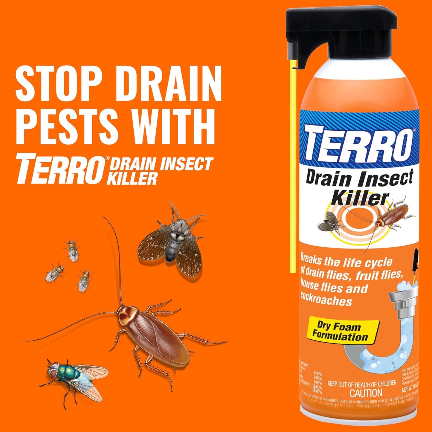 TERRO Fruit Fly Trap 4-Pack, 180 Day Lure Supply, Food-Based Lure | Apple-Shaped Design for Kitchen Counters, Fruit Bowls, Trash Cans, Food-Based Lure, Indoor Pest Control, Fruit Fly Killer