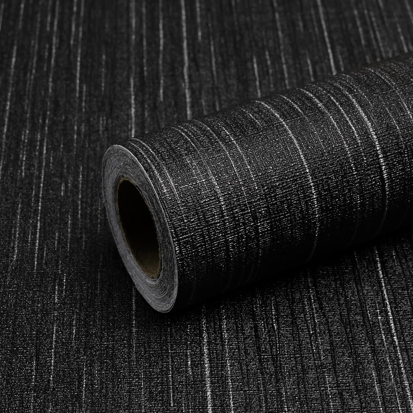 Light Blue Peel and Stick Grasscloth Texture Wallpaper 15.7"x120" Vintage Wallpaper Removable Waterproof