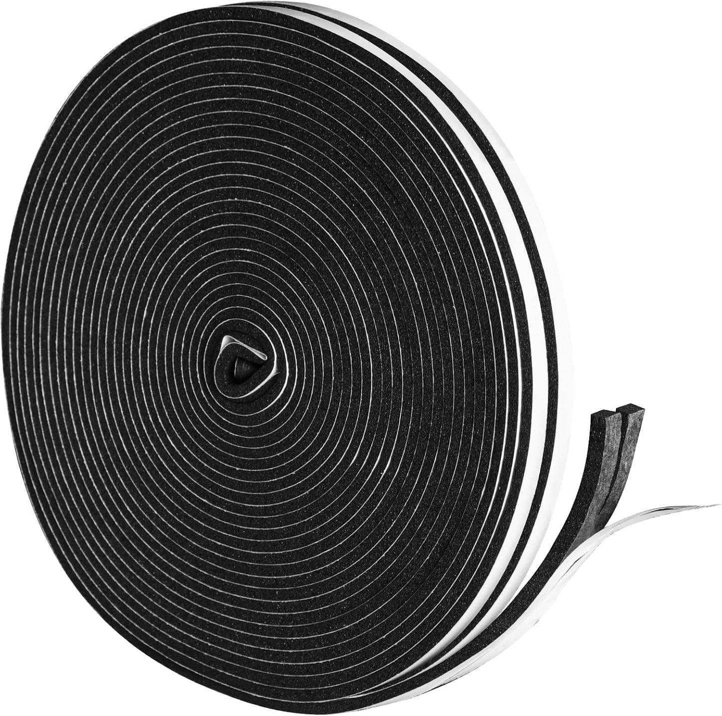 DGSL Foam Insulation Tape, 1/2In x 1/4In x 33Ft Weather Stripping Door Seal Strip for Doors and Windows,Sliding Door,Sound Proof Soundproofing Door Seal,Weatherstrip,Air Conditioning Seal Strip