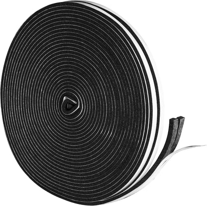 DGSL Foam Insulation Tape, 1/2In x 1/4In x 33Ft Weather Stripping Door Seal Strip for Doors and Windows,Sliding Door,Sound Proof Soundproofing Door Seal,Weatherstrip,Air Conditioning Seal Strip