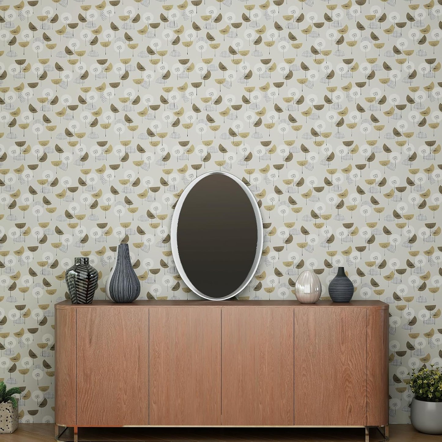 Kitico Modern Peel and Stick Wallpaper, Scandinavian Self Adhesive Removable Contact Paper for Bedroom, Bathroom, Kitchen and Furniture Renter Friendly Wall Paper 17" x 80"