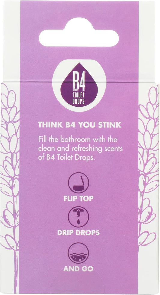 B4 Toilet Drops Toilet and Bathroom Deodorizer Drops, 3 Count, 2 Ounce Bottles (Variety Pack)