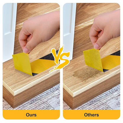 Qingluan Anti Slip Tape, Safety Non Slip Tape Outdoor Waterproof, High Adhesive Grip Tape for Stairs, Tread Step, Ramp, Skateboard, Caution to Keep from Slipping (Yellow/Black, 2 Inch x 33 Foot)