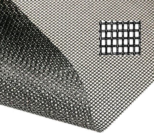 Tooltriz Pet Proof Window Screen Replacement, 48“ x 100" Upgraded Thicken Charcoal Fiberglass Mesh for Sliding Pet Screen Door Repair Kit - Screen Door Protector for Dogs Patio Screen mesh