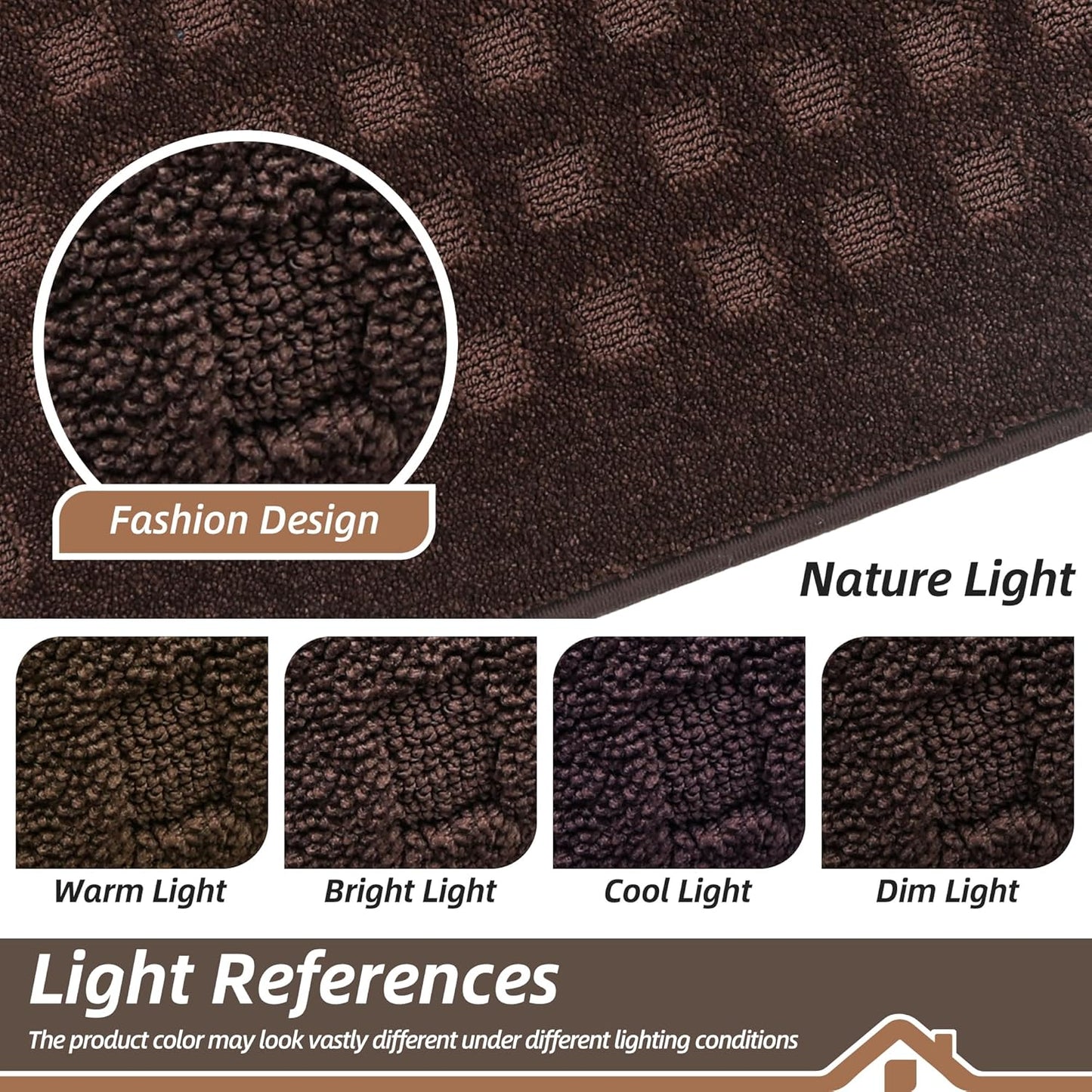 BEQHAUSE Dirt Trapper Door Mats 20"x32", Non-Slip Waffle Doormat Indoor Entrance Low-Profile, Dirt Resist and Absorbent Entryway Rugs Washable Inside Welcome Floor Mat for Front Back Door, Beige