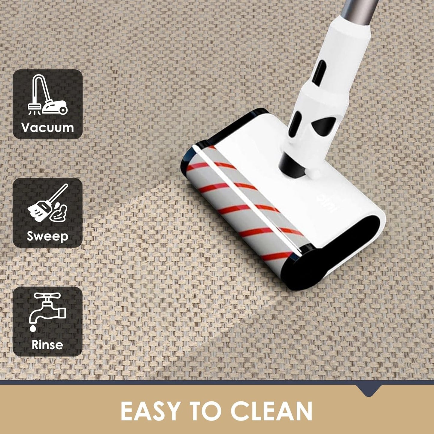 Door Mat 30"x17", Non Slip Washable Door Mat Indoor Entrance, Low Profile Absorbent Entry Rug for Front Door, Entryway, Inside Entrance, Rubber Backing Dirt Trapper Indoor Mat, Khaki