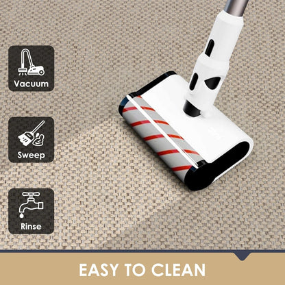 Door Mat 30"x17", Non Slip Washable Door Mat Indoor Entrance, Low Profile Absorbent Entry Rug for Front Door, Entryway, Inside Entrance, Rubber Backing Dirt Trapper Indoor Mat, Khaki