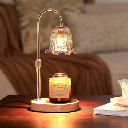 Homelist Candle Warmer Lamp with Timer, Height Adjustable Candle Lamp, Home Decor, Wax Melt Warmer for Birthday Chrismas Holiday Gifts for Mom, Women, Sister