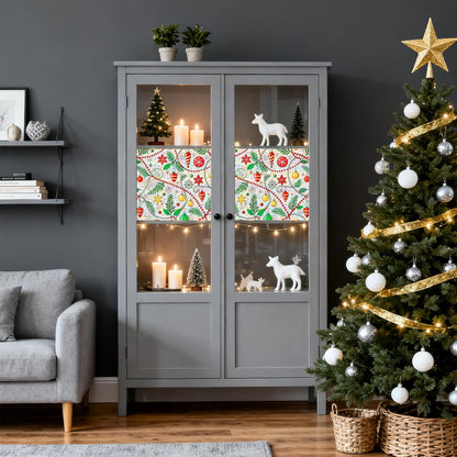 SOMWISE Frosted Glass Window Film, Heat Insulation, UV Block, Anti-Glare, One Way Privacy Tint, Static Cling for Home Bathroom Door, Renter Friendly, Day & Night Privacy